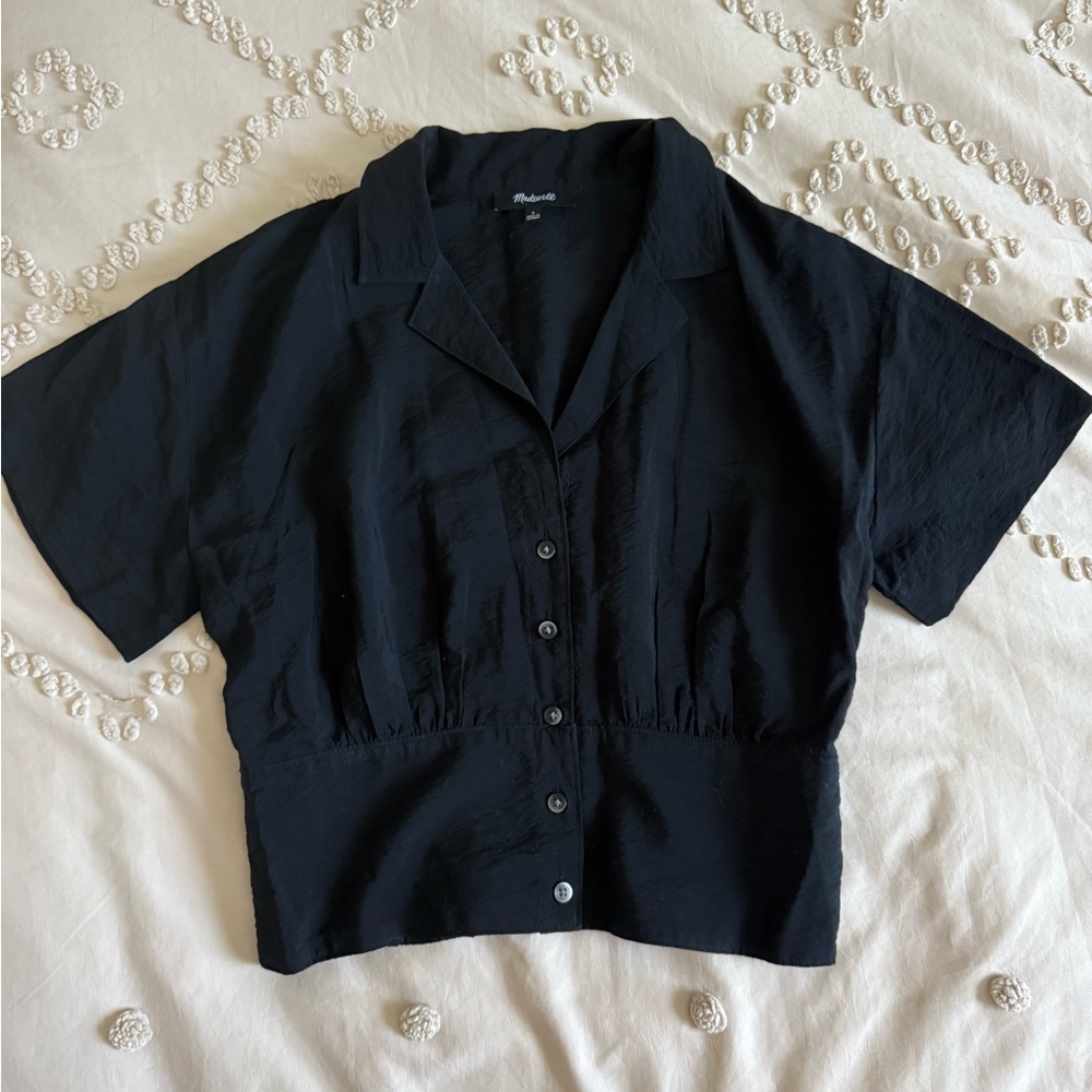 Madewell Black Short Sleeve Shirt
